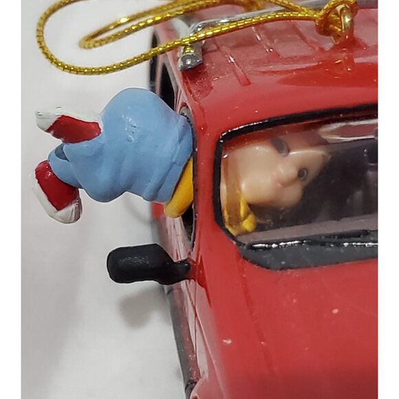 Enesco MOM'S TAXI Christmas Ornament Campbells Soup Kids in car windows DAMAGED - Picture 7 of 11